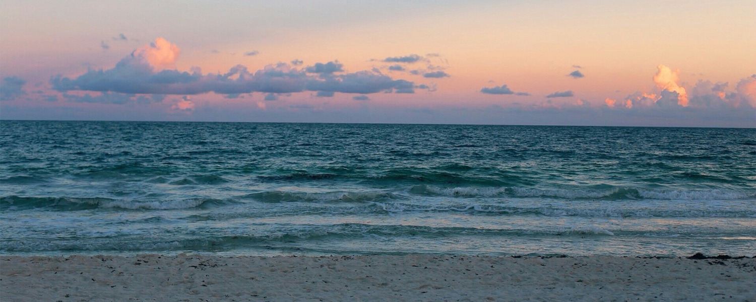 Hilton Head Island sunset over the ocean