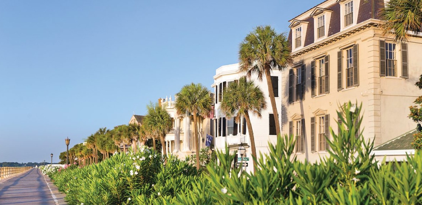 Antebellum mansions along The Battery, Charleston, SC